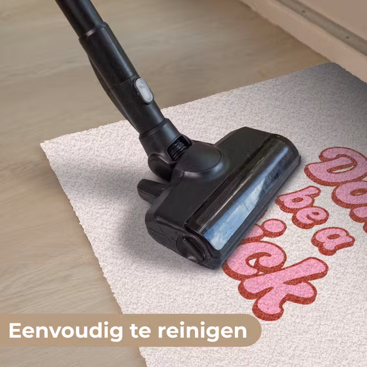Tekst - Boodschap - Roze Deurmat klein -reinigen_NL