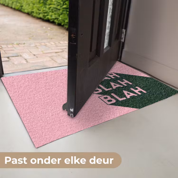 Tekst - Grafisch - Groen - Schaduw Deurmat klein -USP_NL