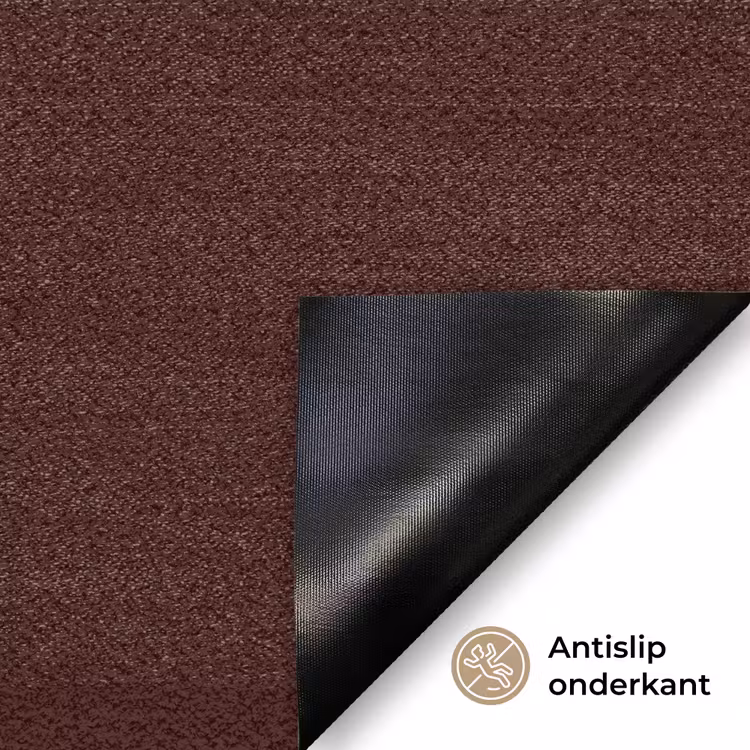 Tekst - Rood - Minimalistisch Deurmat klein -antislip_NL