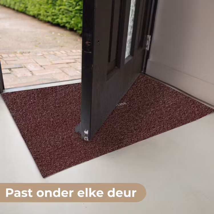 Tekst - Rood - Minimalistisch Deurmat klein -USP_NL