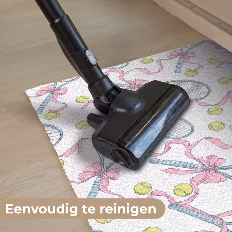 Tennis - Strikken - Kleurrijk Deurmat klein 898 -reinigen_NL