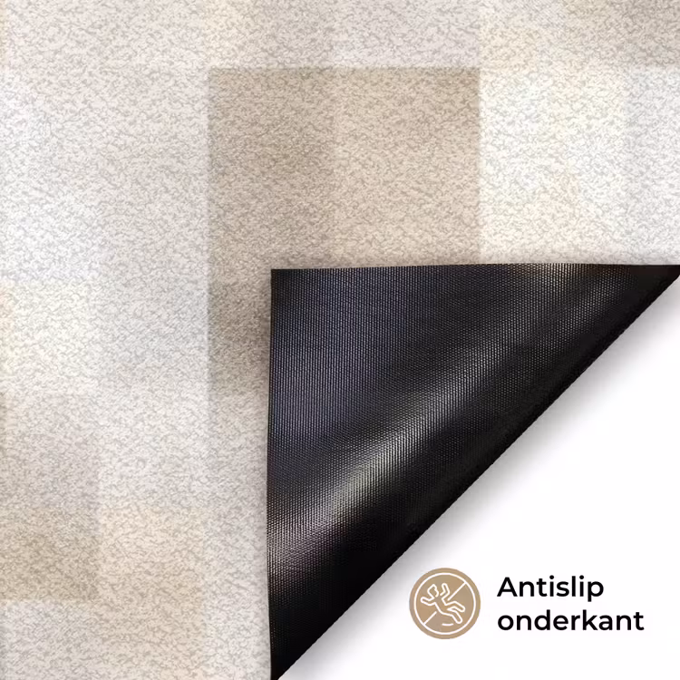 Textuur - Linnen - Beige Deurmat klein 898 -antislip_NL