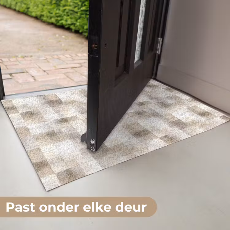 Textuur - Linnen - Beige Deurmat klein 898 -USP_NL