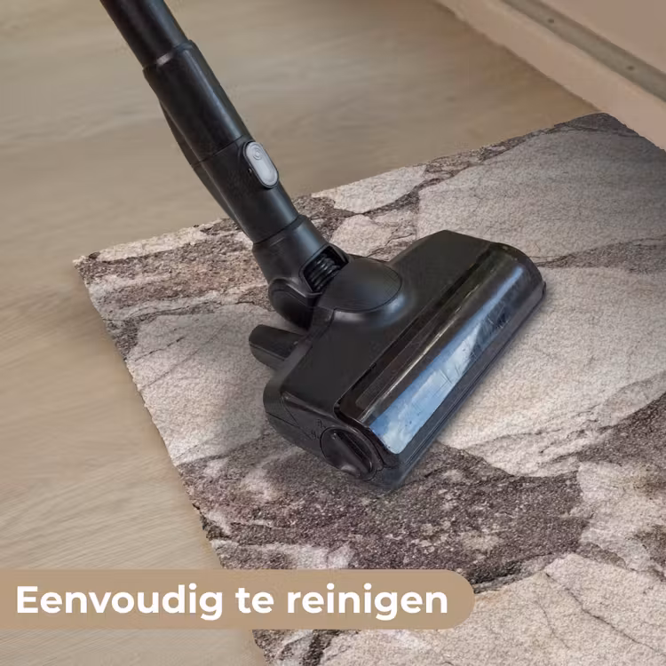 Textuur - Marmer - Abstract - Beige - Bruin Deurmat klein -reinigen_NL