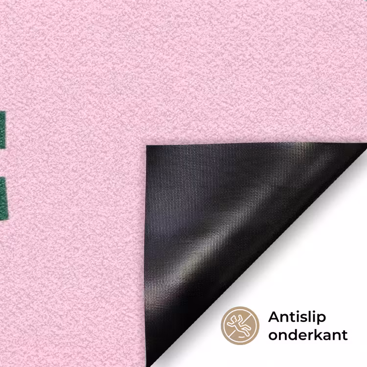 This is art - Schaduw - Roze Deurmat klein -antislip_NL