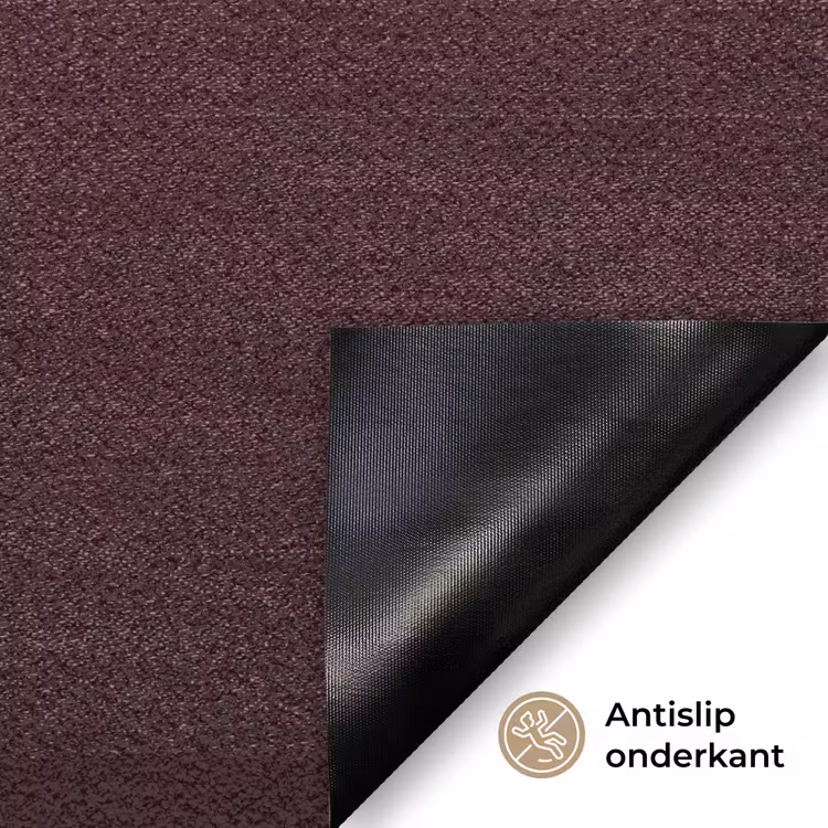 Tijger - Brult - Bordeaux Deurmat klein -antislip_NL