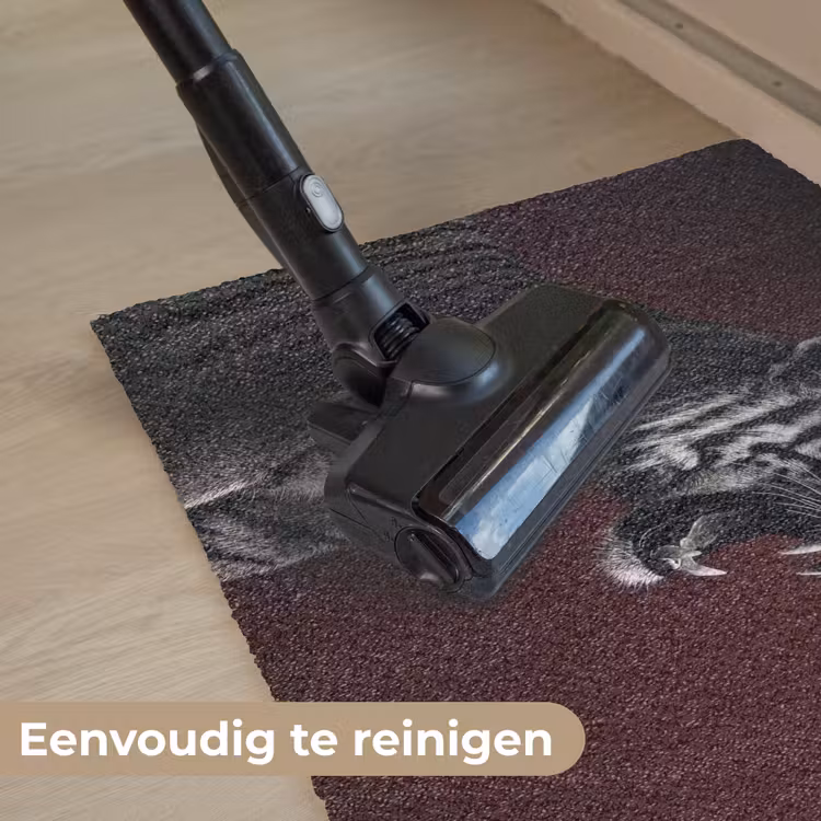 Tijger - Brult - Bordeaux Deurmat klein -reinigen_NL