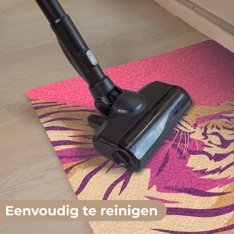 Tijger - Modern - Neon Deurmat klein -reinigen_NL