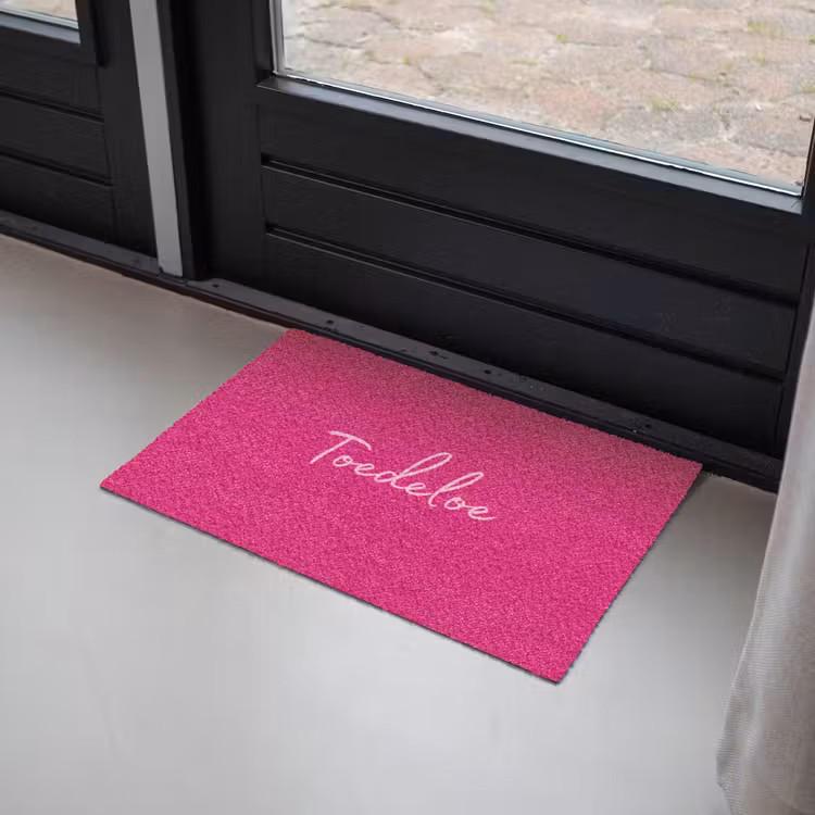 Toedeloe - Roze Deurmat klein -sfeer2