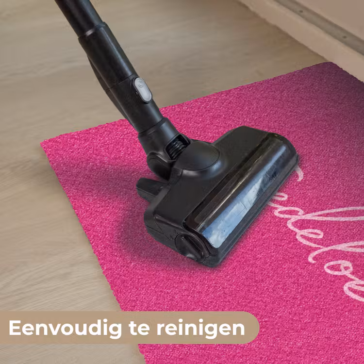 Toedeloe - Roze Deurmat klein -reinigen_NL