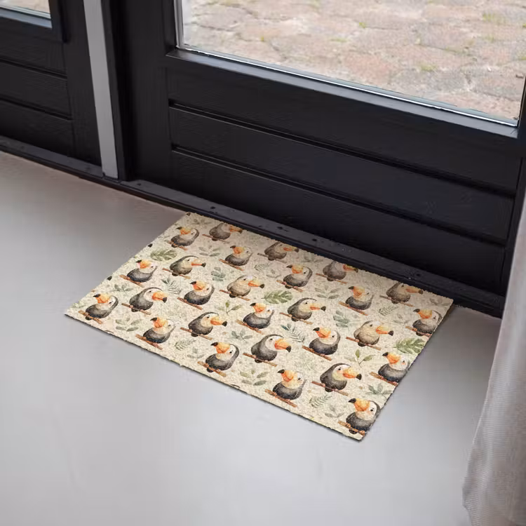Toekans - Exotisch - Kleurrijk Deurmat klein 898 -sfeer2
