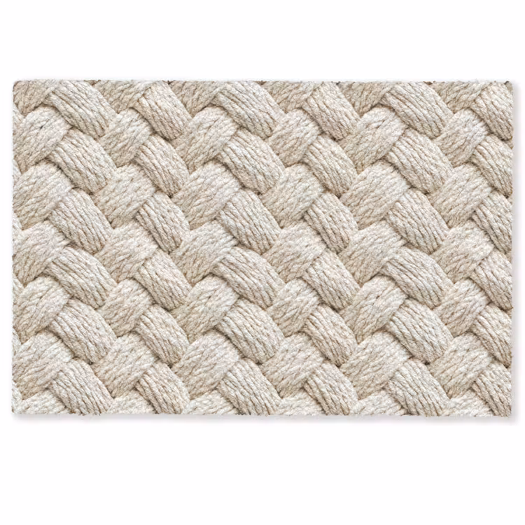 Touw - Gebreid - Beige Deurmat klein 898 -zkaufland3d