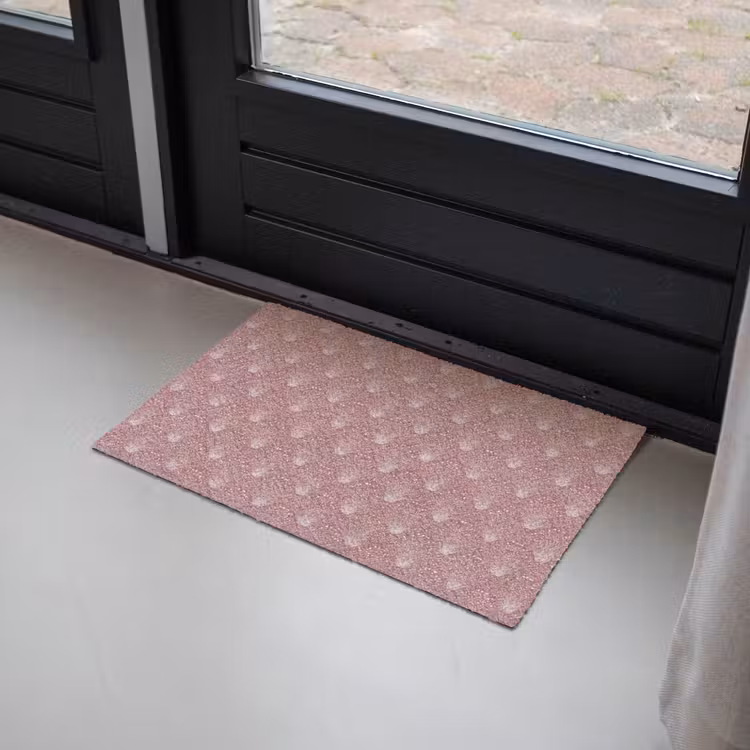 Trendy - Patroon - Roze Deurmat klein 898 -sfeer2