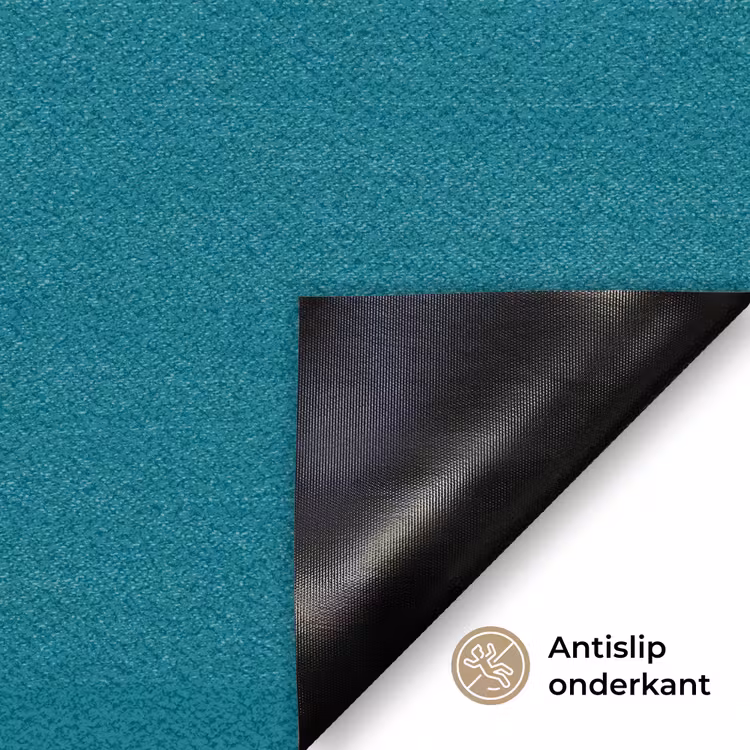 Tropical - Peacock - Blauw Deurmat klein 898 -antislip_NL