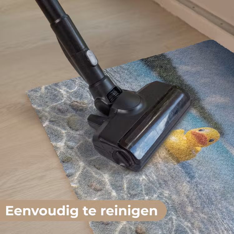 Tropisch - Badeend - geel Deurmat klein -reinigen_NL