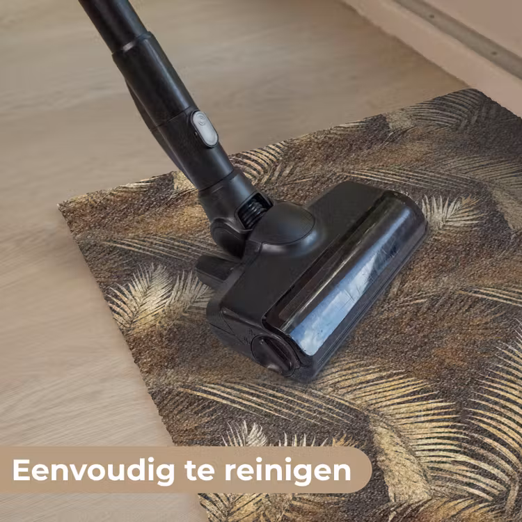 Tropisch - Bladeren - Goud Deurmat klein 898 -reinigen_NL