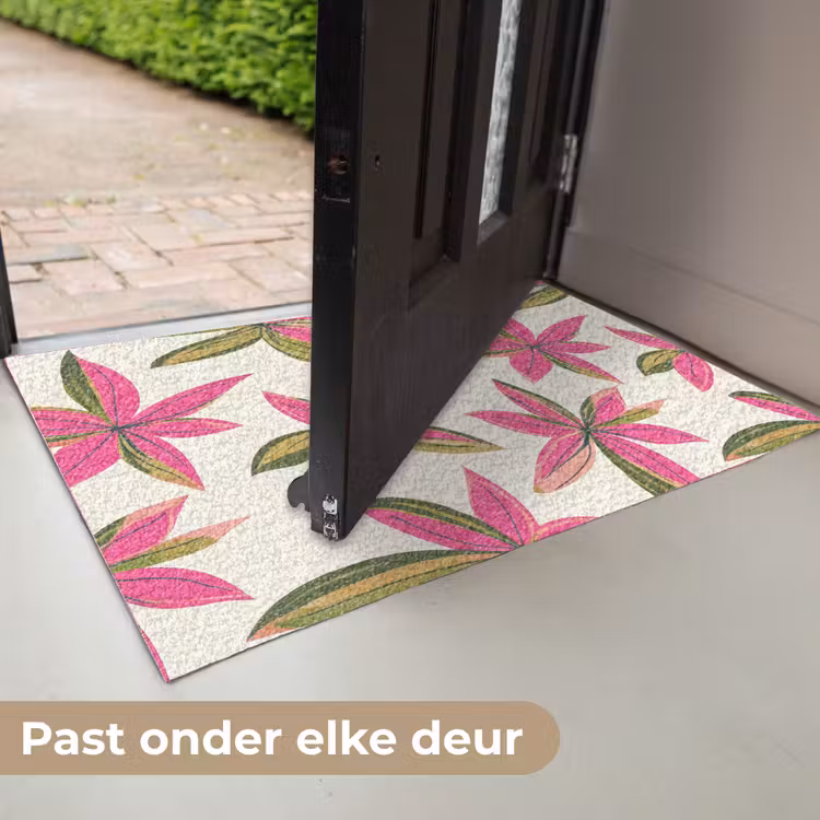 Tropisch - Bloem - Roze Deurmat klein 898 -USP_NL