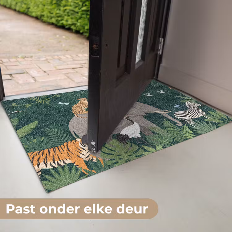 Tropisch - Jungle - Groen Deurmat klein -USP_NL