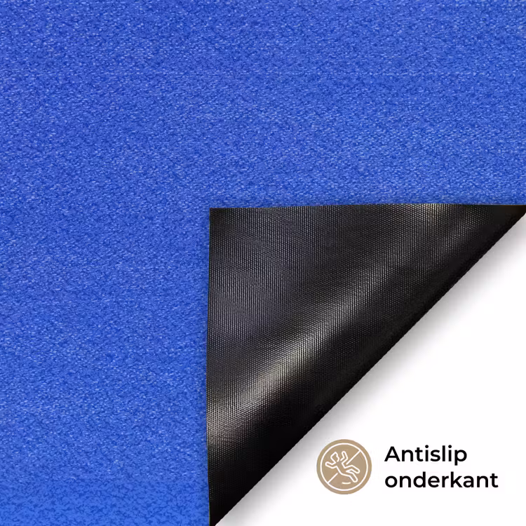 Tulp - Minimalistisch - Bladeren - Wit Deurmat klein -antislip_NL