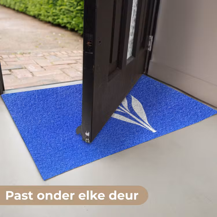 Tulp - Minimalistisch - Bladeren - Wit Deurmat klein -USP_NL