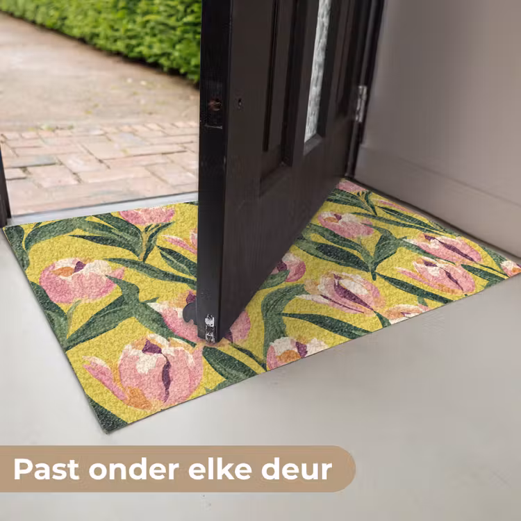 Tulpen - Botanisch - Geel Deurmat klein 898 -USP_NL