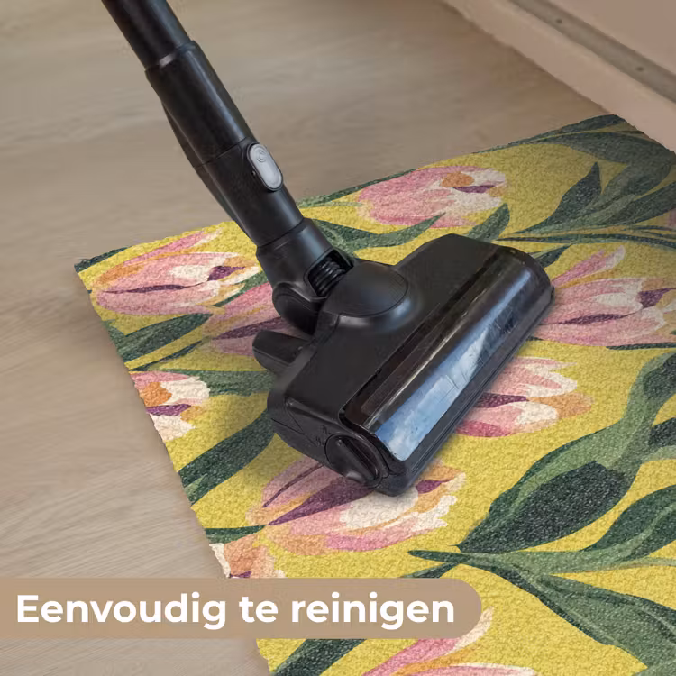 Tulpen - Botanisch - Geel Deurmat klein 898 -reinigen_NL
