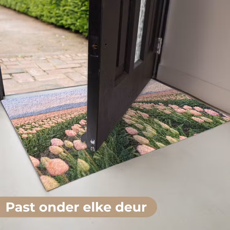 Tulpen - Landschap - Roze Deurmat klein -USP_NL