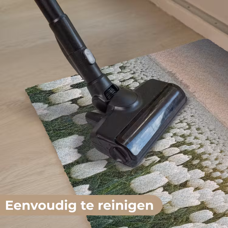 Tulpen - Landschap - Wit Deurmat klein -reinigen_NL