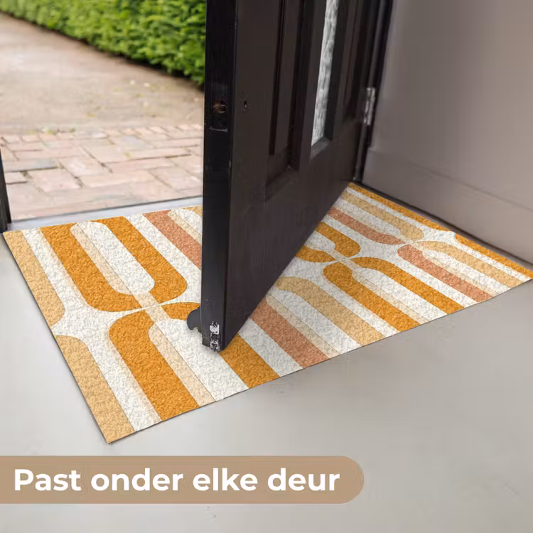 U-vorm - Retro - Oranje Deurmat klein 898 -USP_NL