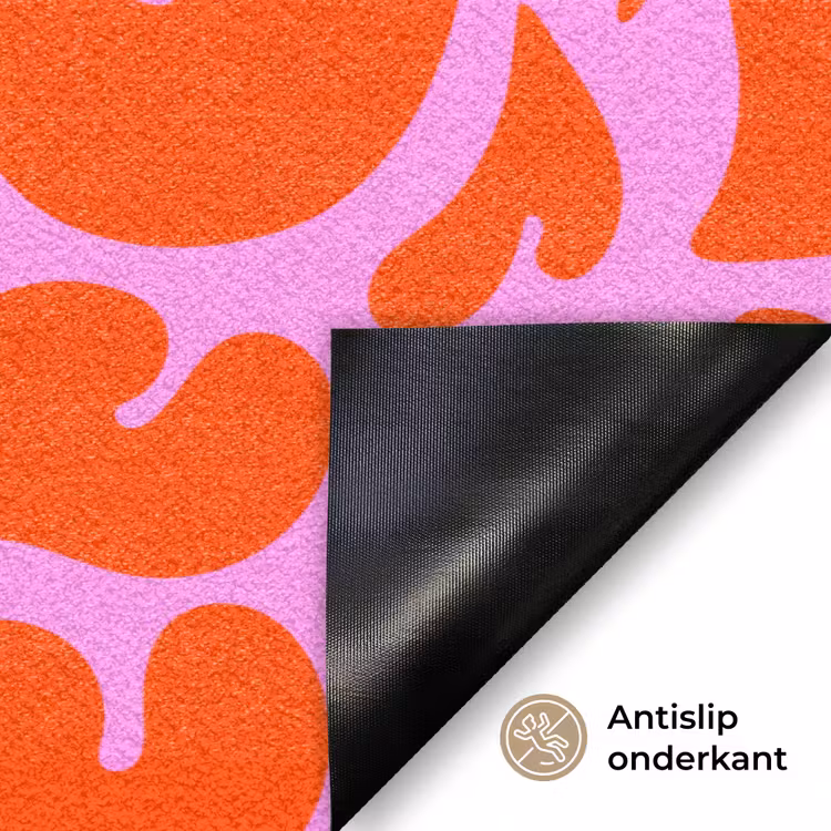Valentijn - Harten - Roze - Rood Deurmat klein 898 -antislip_NL
