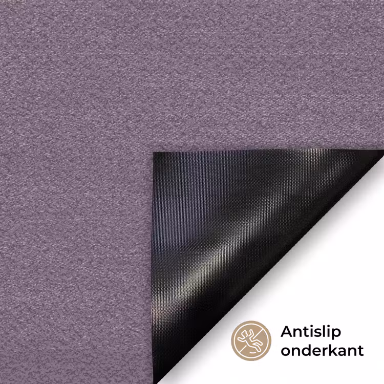 Velvet - Aubergine - Paars Deurmat klein 898 -antislip_NL