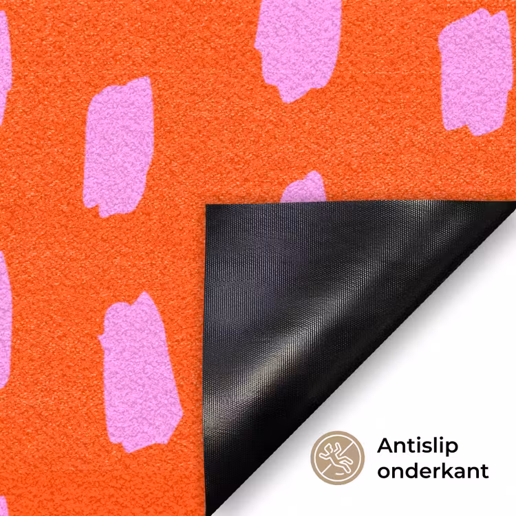 Verf - Roze - Rood Deurmat klein 898 -antislip_NL