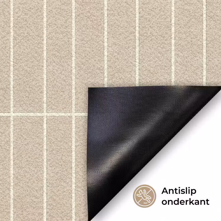 Verticaal - Wandtegel - Crème - Beige Deurmat klein 898 -antislip_NL