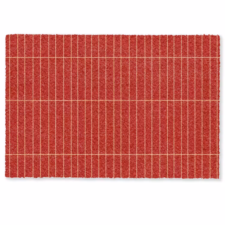 Verticaal - Wandtegel - Helderrood Deurmat klein 898 -zkaufland3d