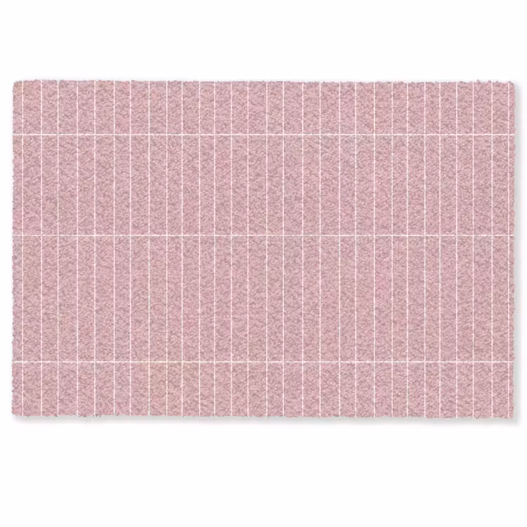 Verticaal - Wandtegel - Lichtroze Deurmat klein 898 -zkaufland3d