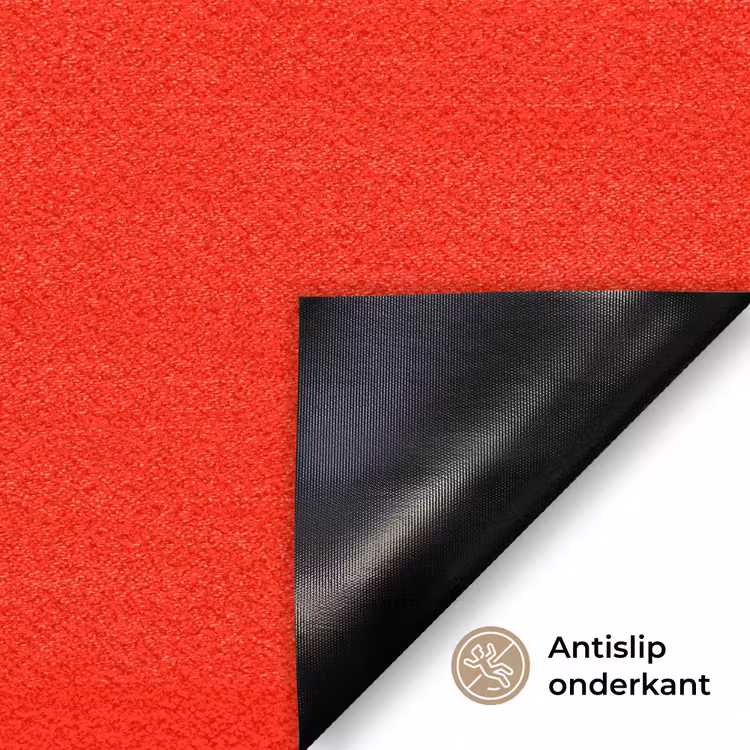 Vibrant - Vermilion - Rood Deurmat klein 898 -antislip_NL