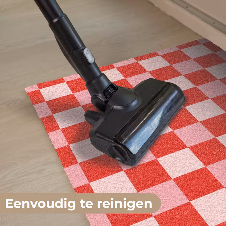 Vierkant - Klassiek - Rood Deurmat klein 898 -reinigen_NL