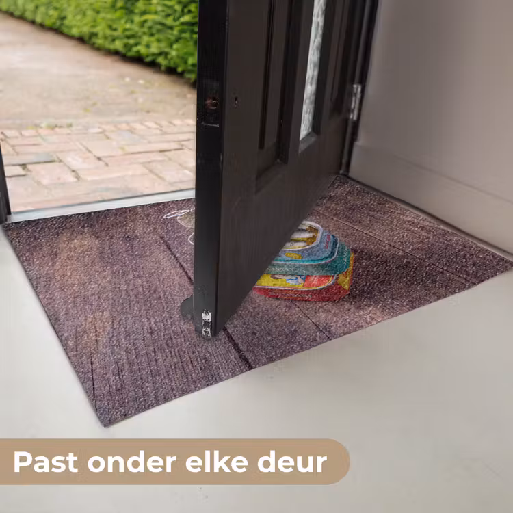 Deurmat - Vis - Blikjes - Keuken - Vis - Blikjes - Keuken Deurmat klein