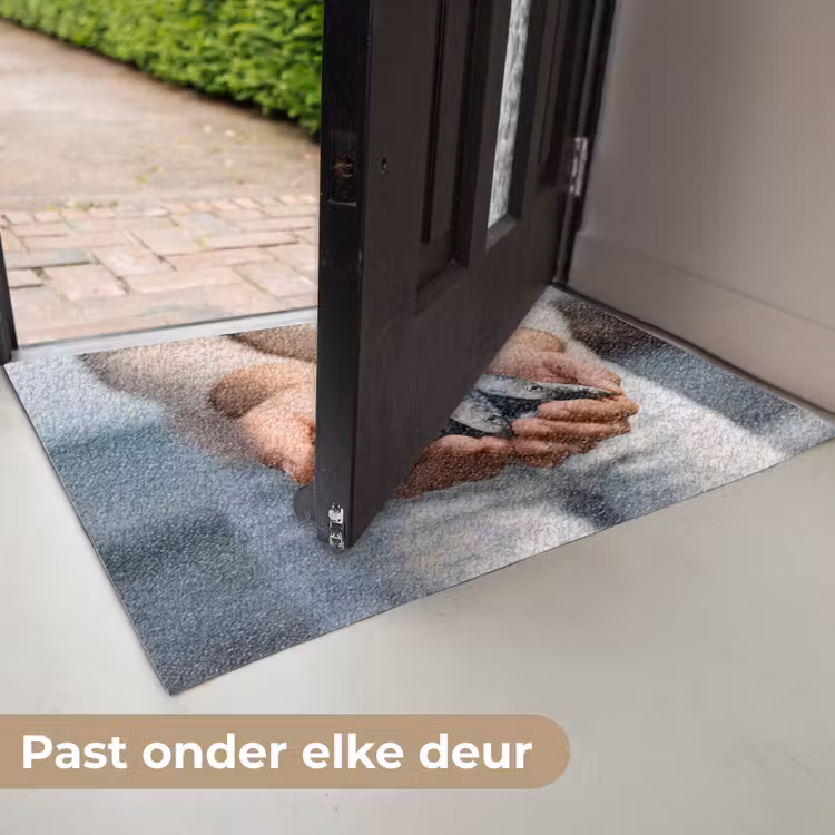 Deurmat - Vis - Handen - Natuur - Vis - Handen - Natuur Deurmat klein