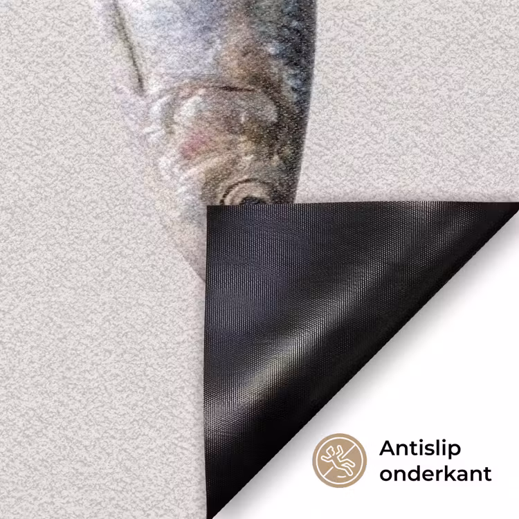 Deurmat - Vis - Hangend - Eten - Vis - Hangend - Eten Deurmat klein