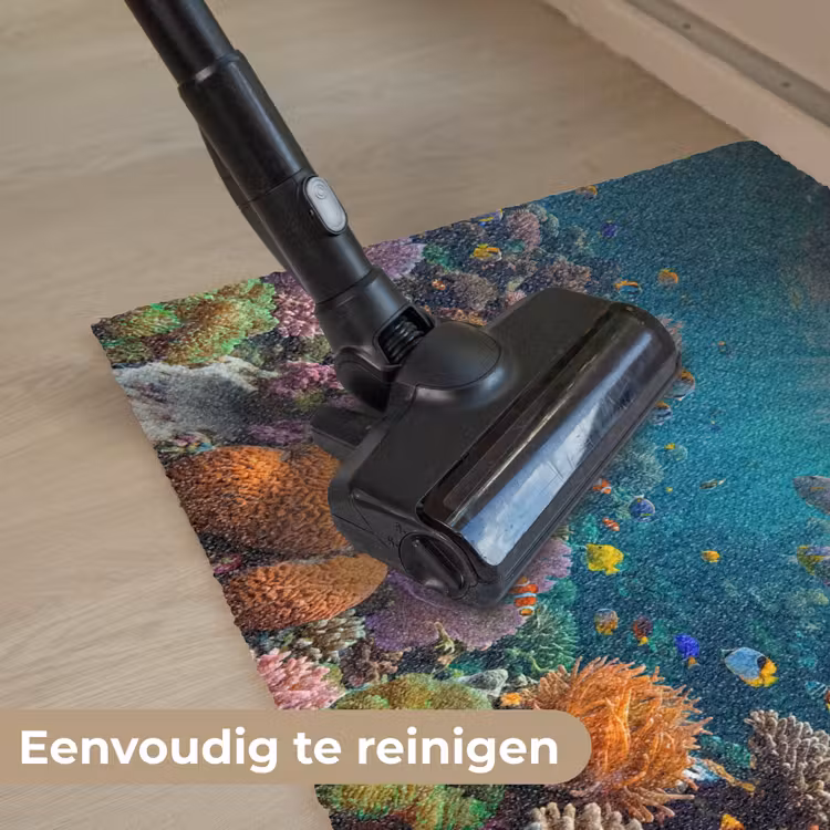 Vis - Koraal - Oceaan - Natuur - Kleurrijk Deurmat klein -reinigen_NL