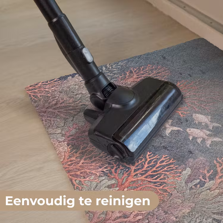Vis - Koraal - Onderwater - Illustratie - Vintage Deurmat klein -reinigen_NL