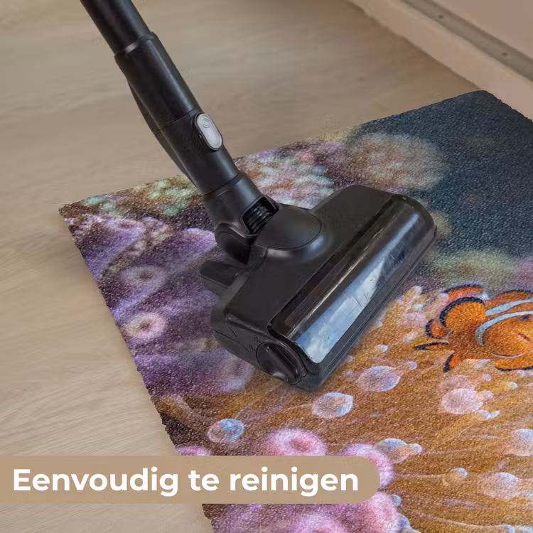 Vis - Koraal - Onderwater - Oranje - Dieren Deurmat klein -reinigen_NL