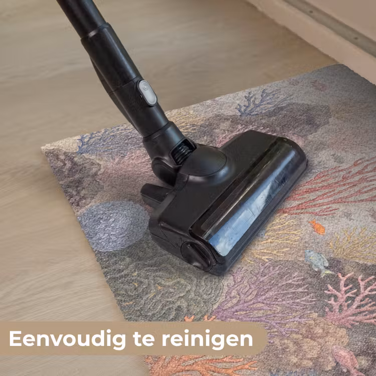 Vis - Koraalrif - Onderwaterwereld - Illustratie Deurmat klein -reinigen_NL
