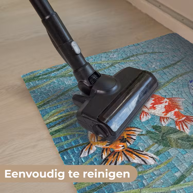 Vis - Mozaïek - Onderwater - Kleurrijk - Dieren Deurmat klein -reinigen_NL