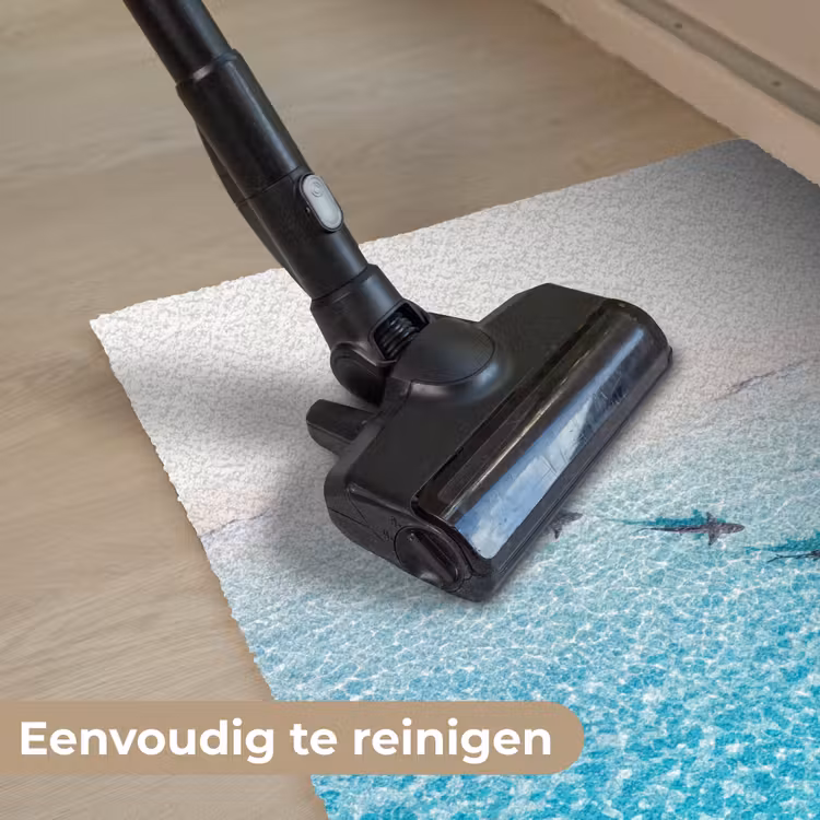 Vis - Oceaan - Strand - Turquoise - Natuur Deurmat klein -reinigen_NL