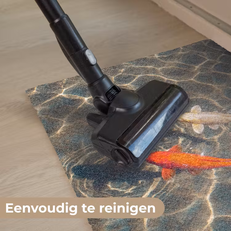 Vis - Water - Dieren - Oranje - Goud Deurmat klein -reinigen_NL