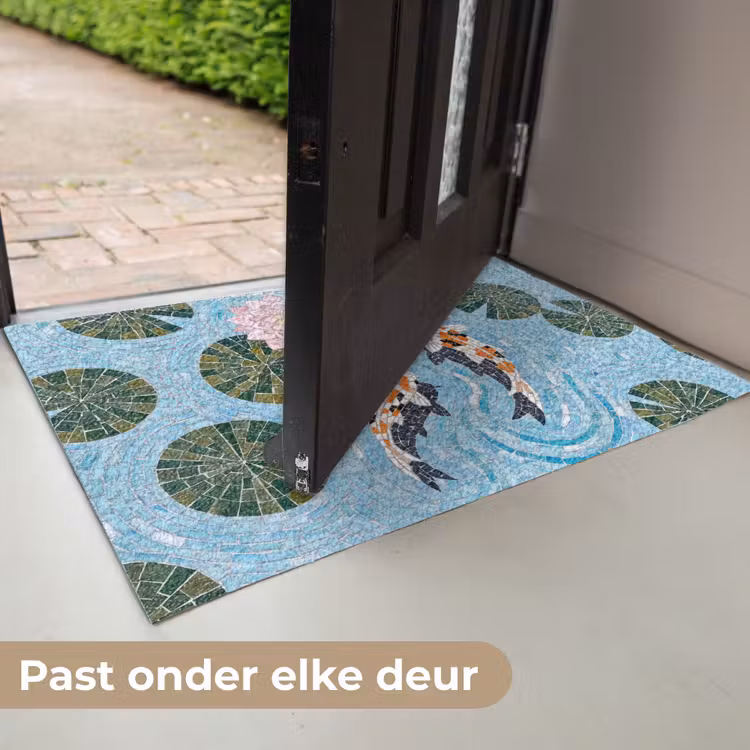 Vis - Water - Natuur - Mozaïek - Blauw Deurmat klein -USP_NL