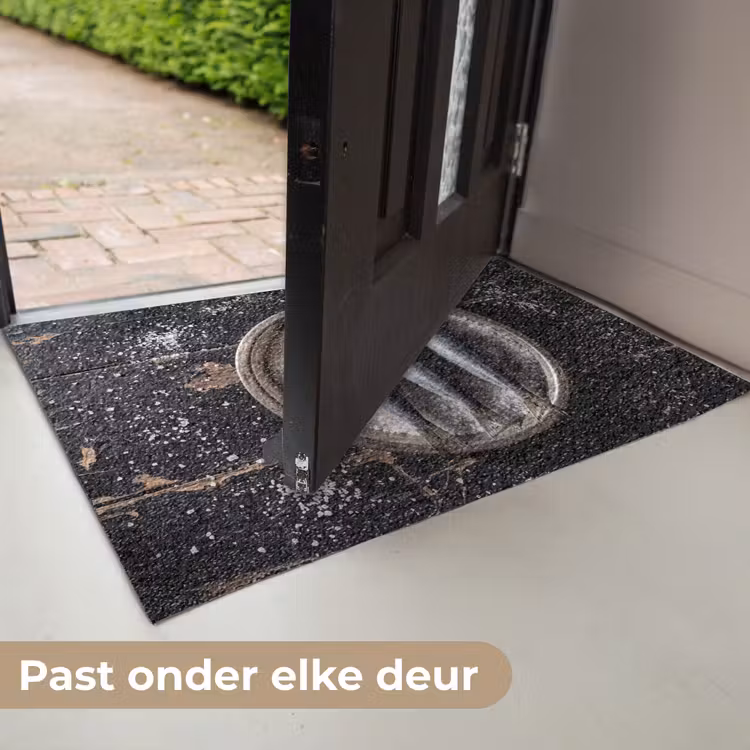 Deurmat - Vis - Zout - Eten - Vis - Zout - Eten Deurmat klein