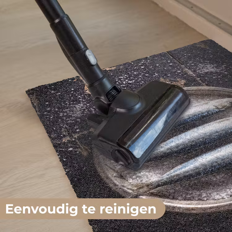 Deurmat - Vis - Zout - Eten - Vis - Zout - Eten Deurmat klein